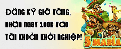 Thưởng Chào Mừng Thành Viên Mới 100% promotional banner